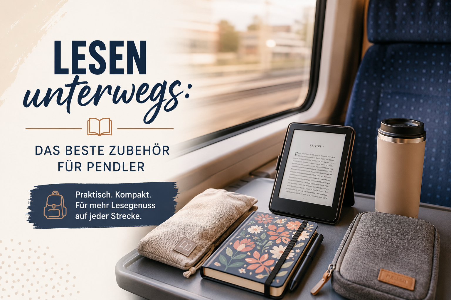 Lesen unterwegs: Das beste Zubehör für Pendler
