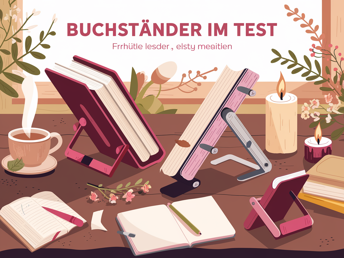 Buchständer im Test: Freihändig lesen leicht gemacht