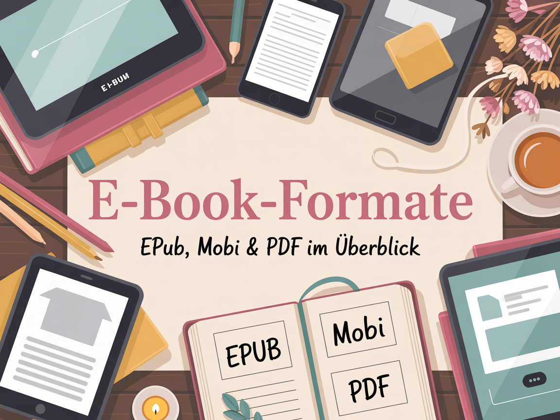 E-Book-Formate erklärt: EPUB, MOBI & PDF im Überblick