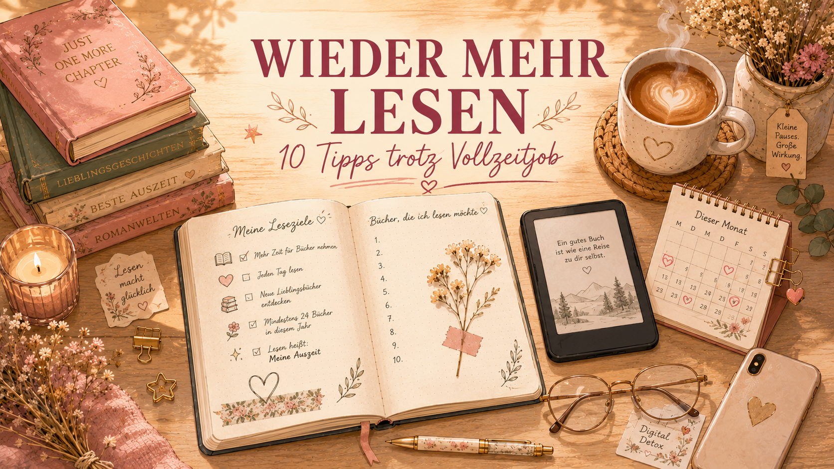 Wieder mehr lesen: 10 Tipps für Vielleser trotz Vollzeitjob