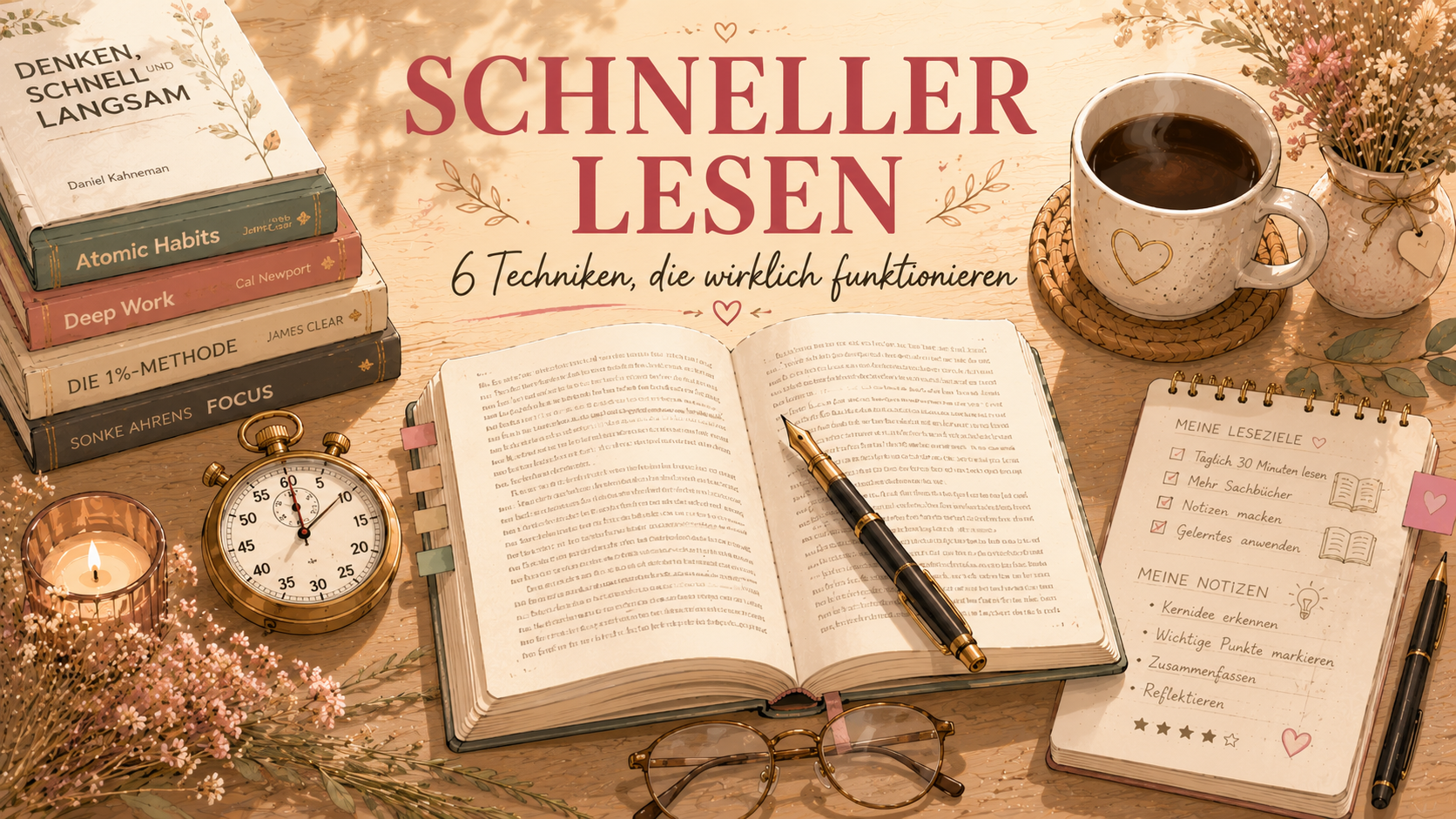 Doppelt so schnell lesen ohne Verständnis-Verlust: 6 erprobte Techniken